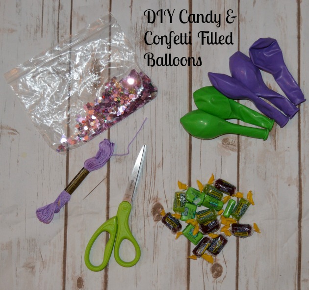 DIY Candy Confetti Filled Balloons
