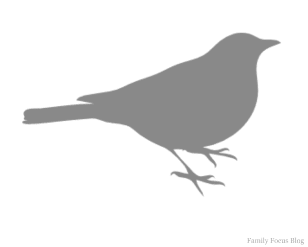 free printable bird silhouette
