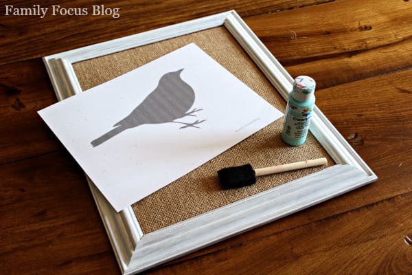 DIY Bird Wall Hanging Home Decor Craft