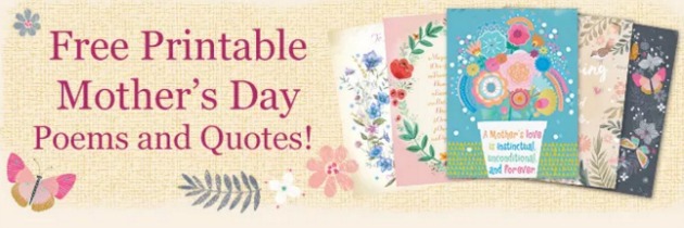free printable mother's day poems