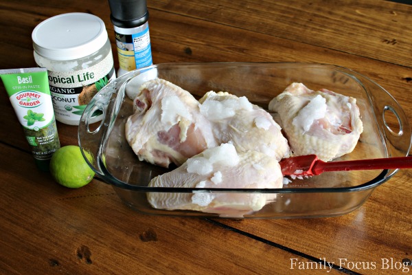 Coconut Basil Lime Chicken