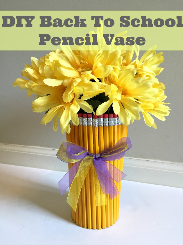 diy pencil vase