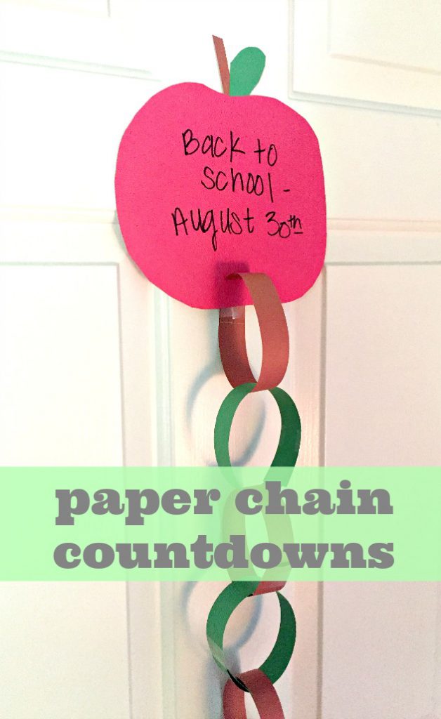 paper chain countdown