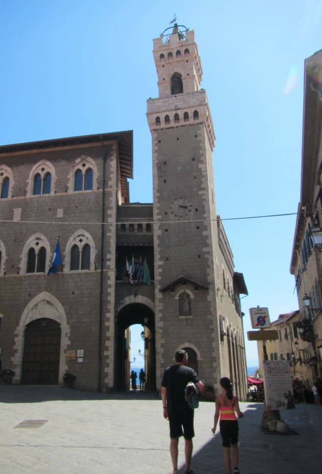 piombino old town streets