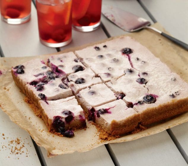 blueberry yogurt bars