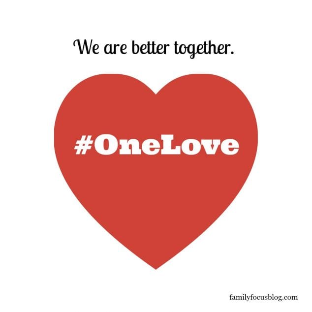 one love- stand for racial equality