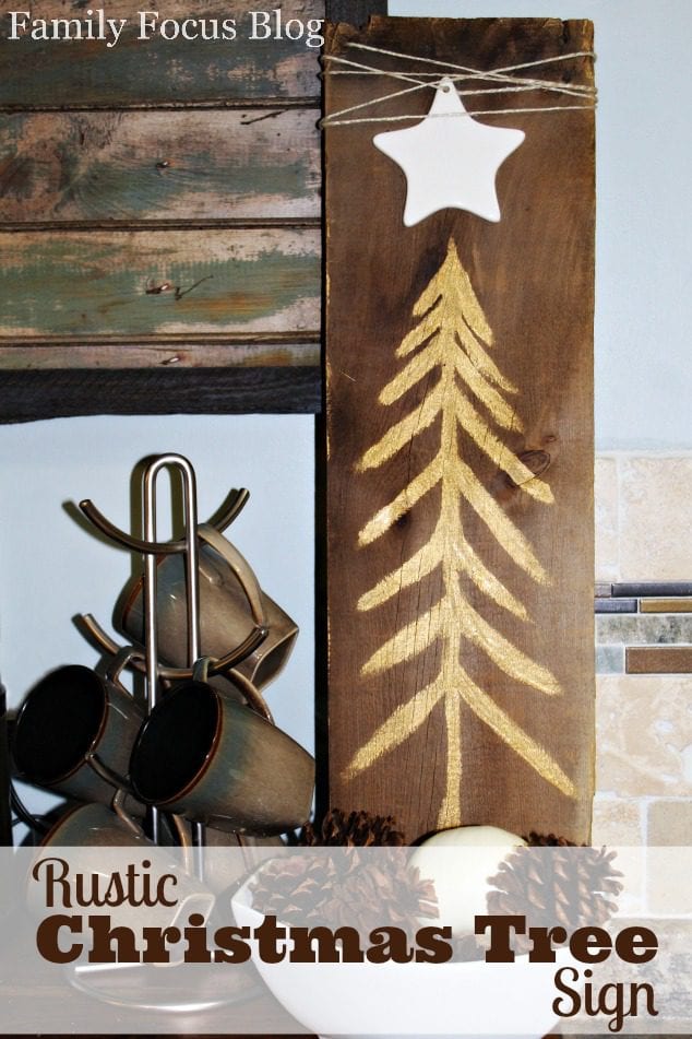 DIY Rustic Decor For Christmas – Make Your Own Sign