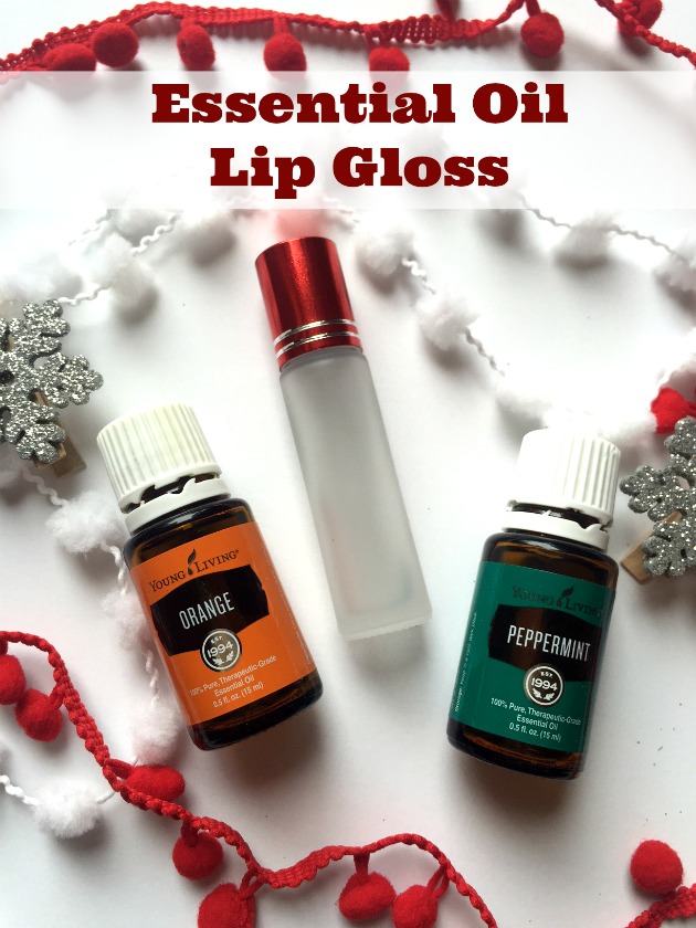 essential oil lip gloss