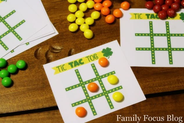 St. Patrick's Day Tic Tac Toe Game and Free Printable