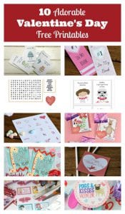 10 Adorable Valentine's Day Printables [Free]