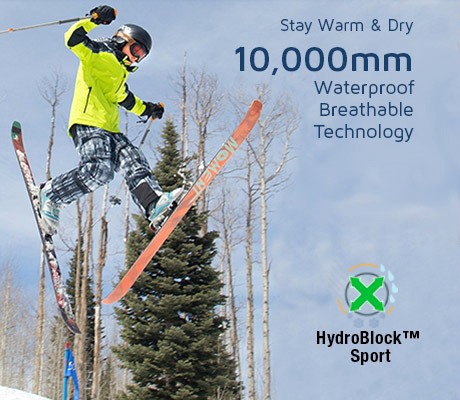 Waterproof breathable ski wear
