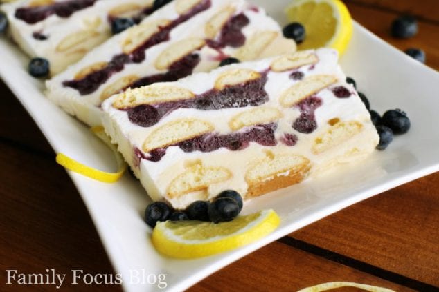 Blueberry Lemon Ice Box Cake