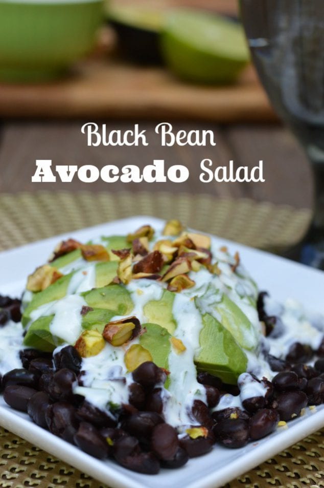black bean avocado salad