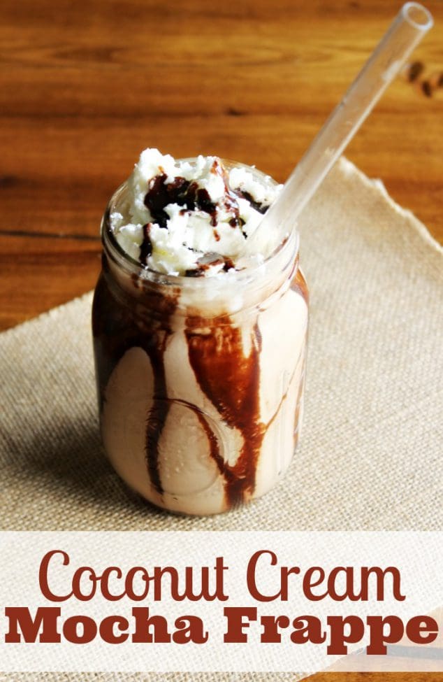 Coconut Cream Mocha Frappe Recipe | Family Focus Blog