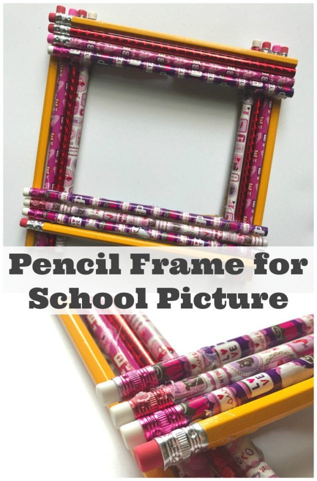 back to school pencil frame
