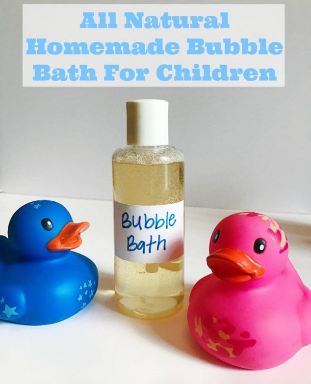 homemade bubble bath