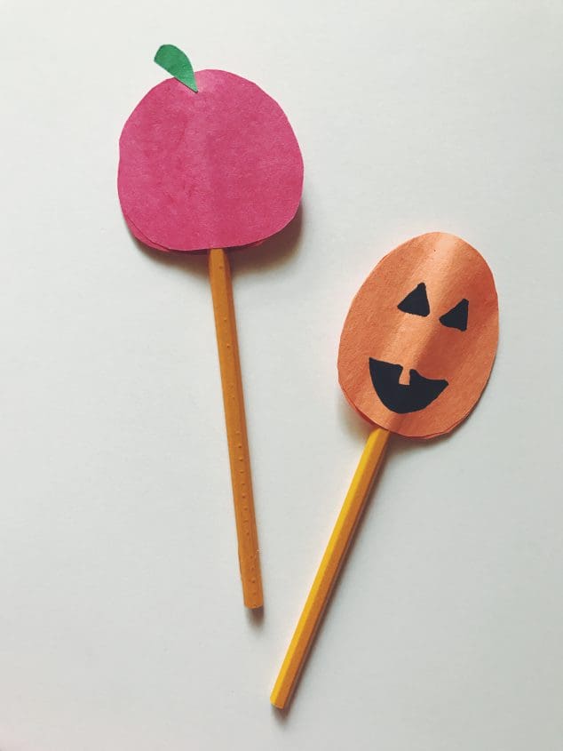 how to make pencil toppers-halloween pencil toppers