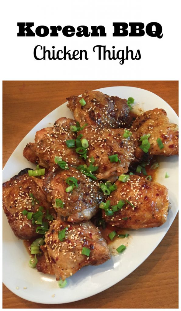 Korean BBQ Chicken Thighs