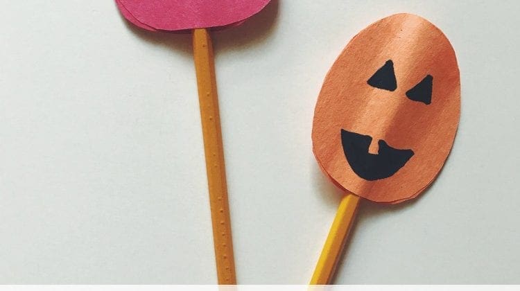 Construction Paper Crafts: How To Make Fall Pencil Toppers