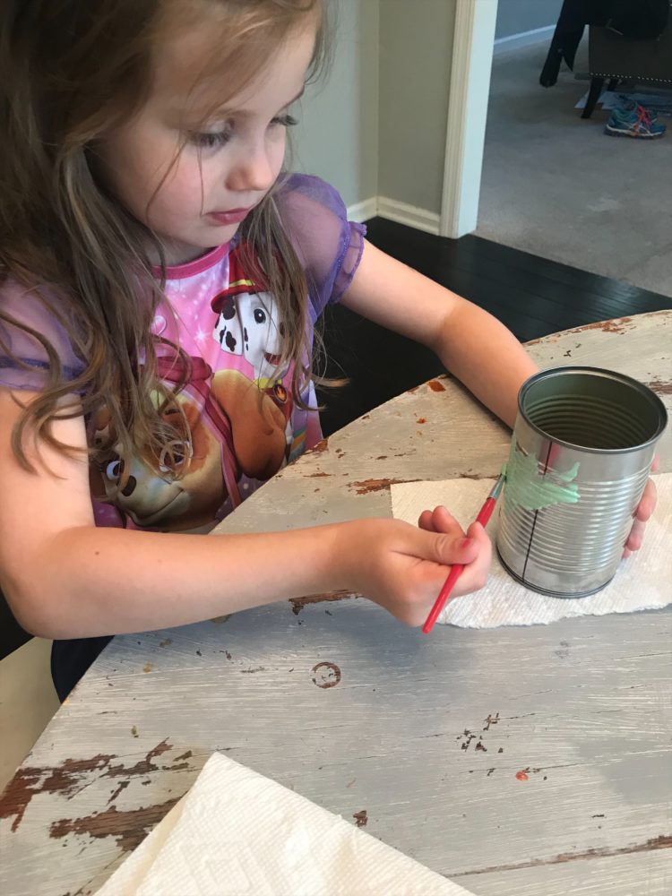 How to Make A Vase Out Of A Tin Can - Family Focus Blog