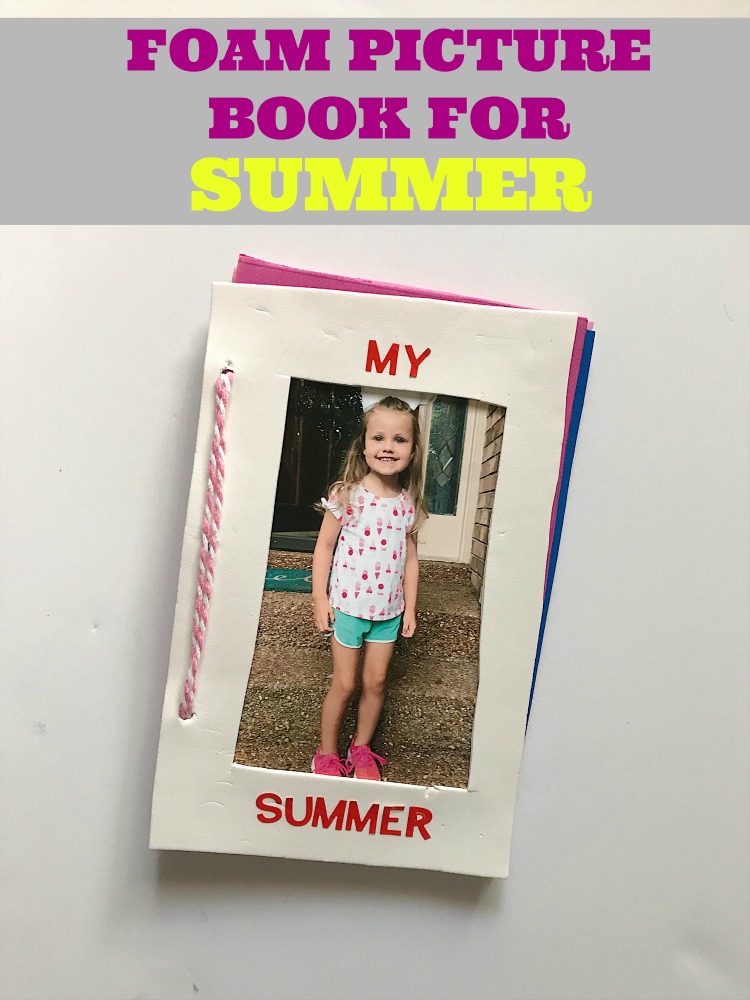 Foam DIY Photo Album for Kids With Foam Sheets For Crafting