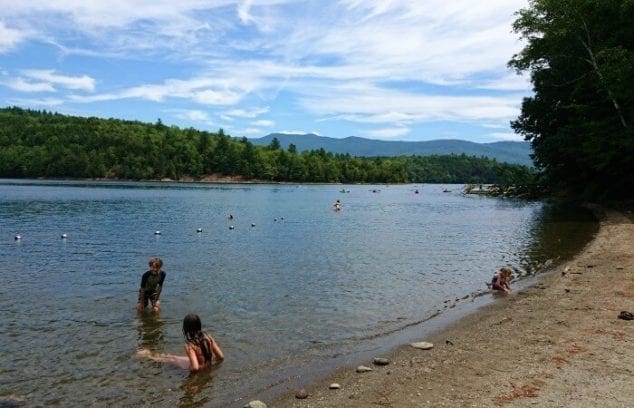 Little River Vermont Campground Beach
