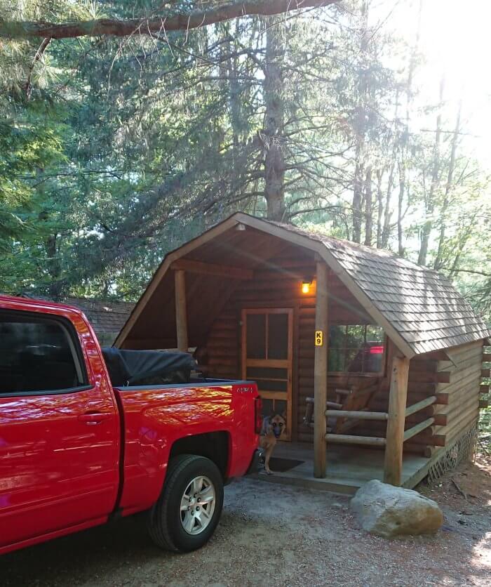 cabin camping in new hampshire