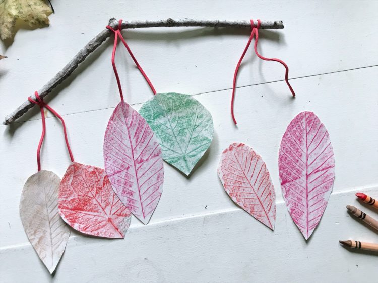 Leaf Shading Door Decoration Craft For Kids