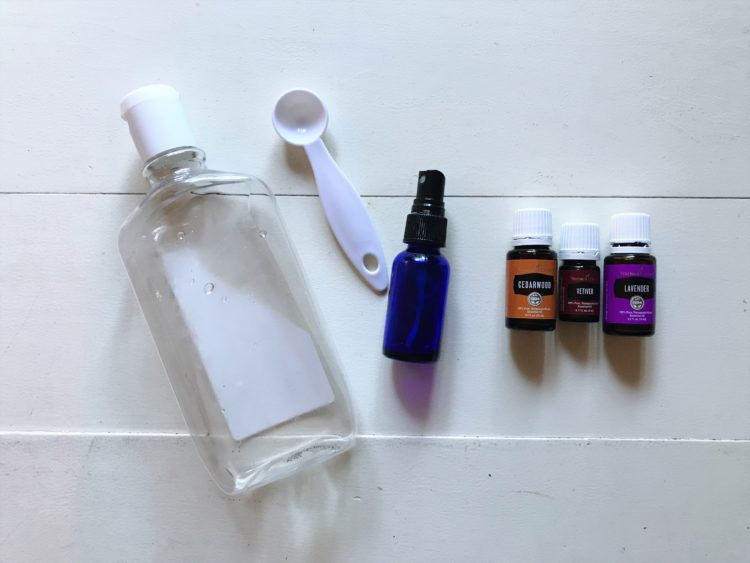 DIY essential oils sprays