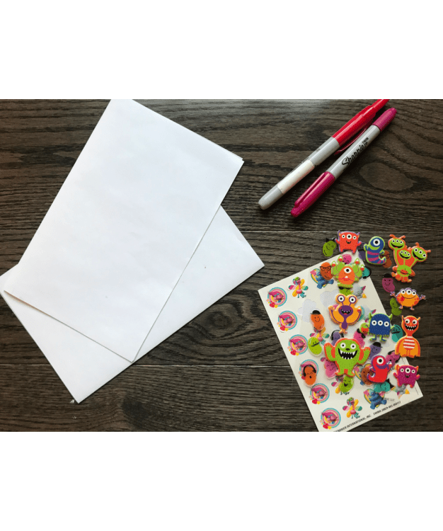 handprint valentine card