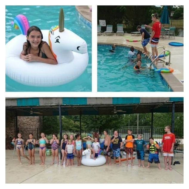 kids pool party