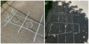sidewalk chalk activities