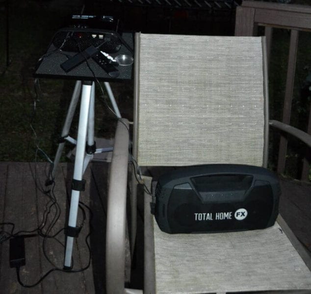 outdoor movie speakers
