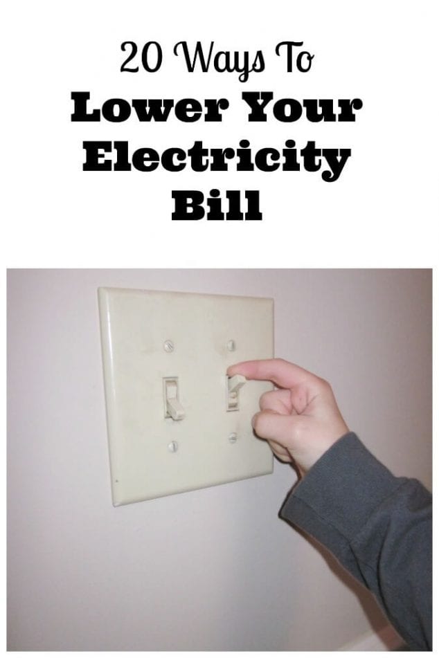how to lower electricity bill