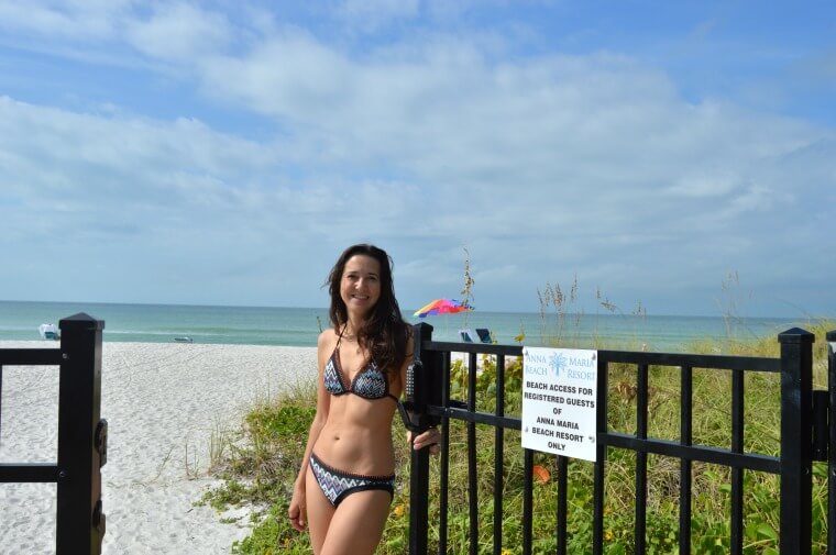 anna maria beach resort beach access