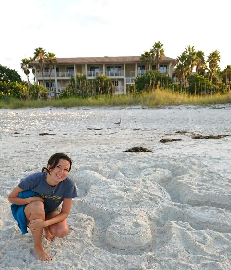 anna maria island sand sculpture