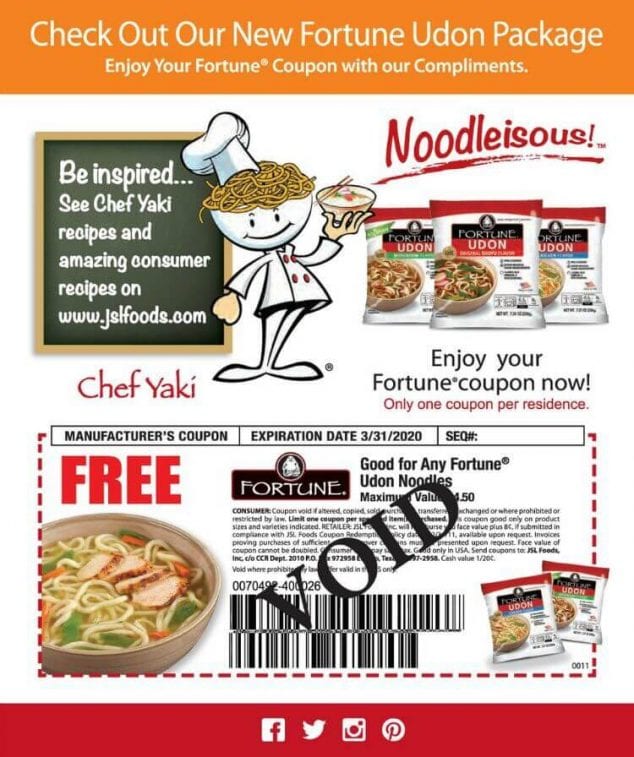 fortune udon coupon