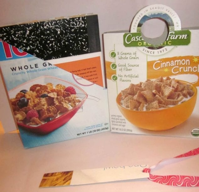 cereal box craft ideas