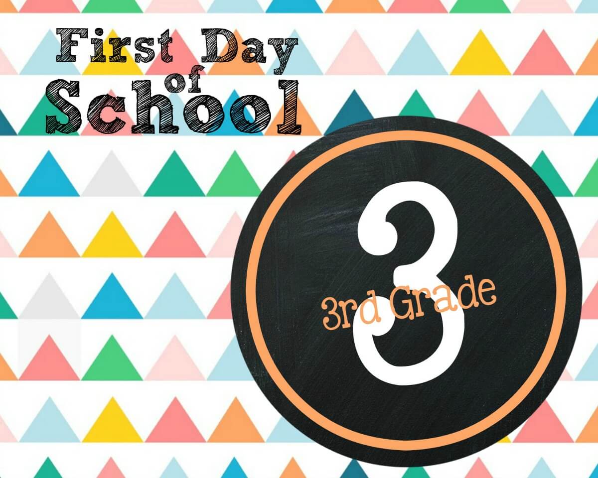 First Day Of School Signs [Free Printable PDFs]