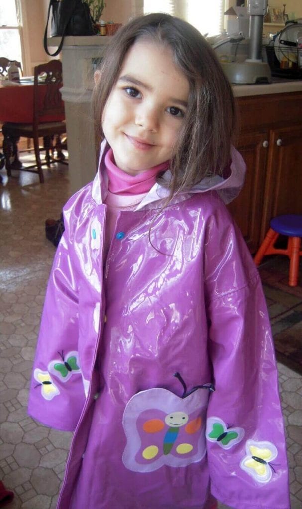 kids butterfly raincoat