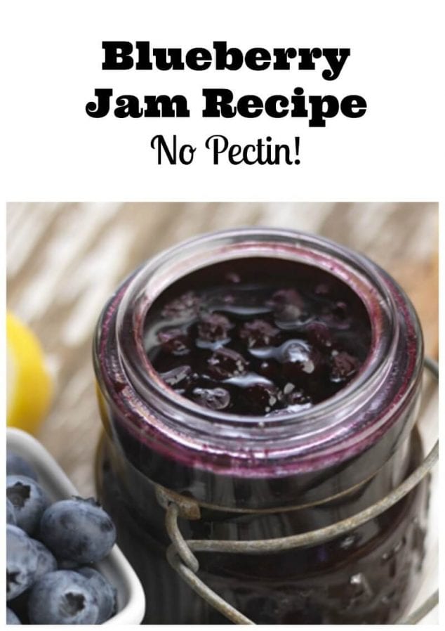blueberry jam recipe no pectin