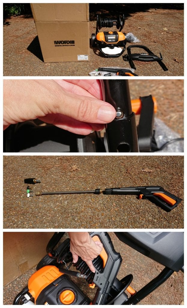worx pressure washer assembly