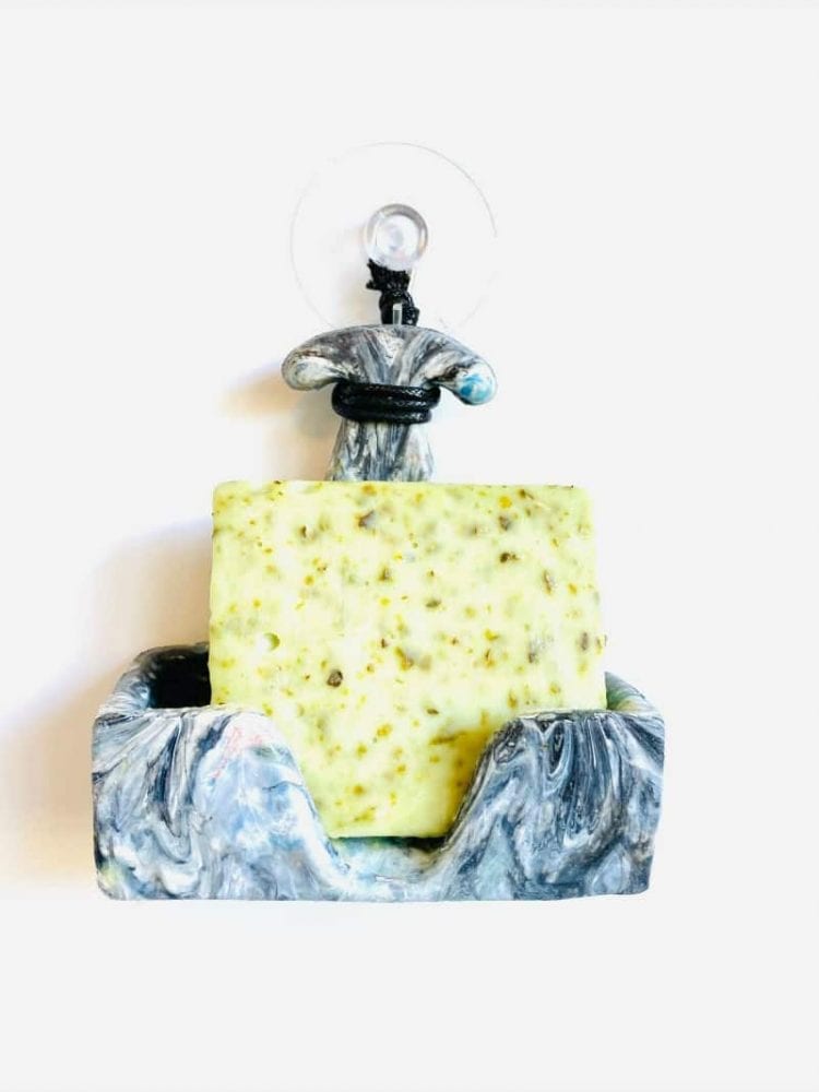 hanging soap dish with suction cup