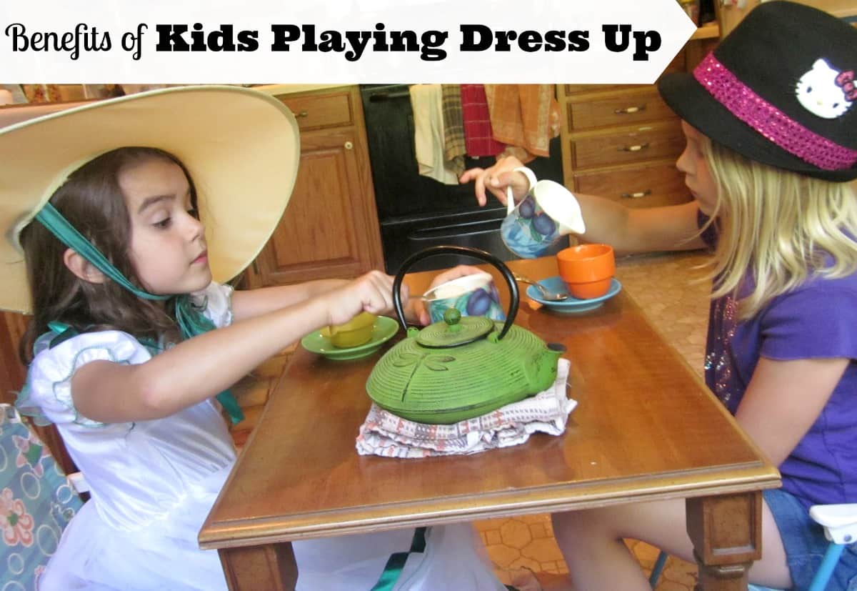 kids playing dress up