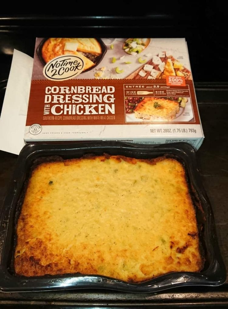 No Time 2 Cook Cornbread Dressing With Chicken