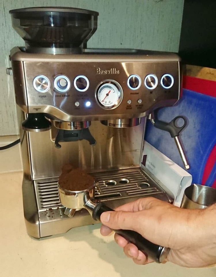 breville bes870xl barista express espresso machine