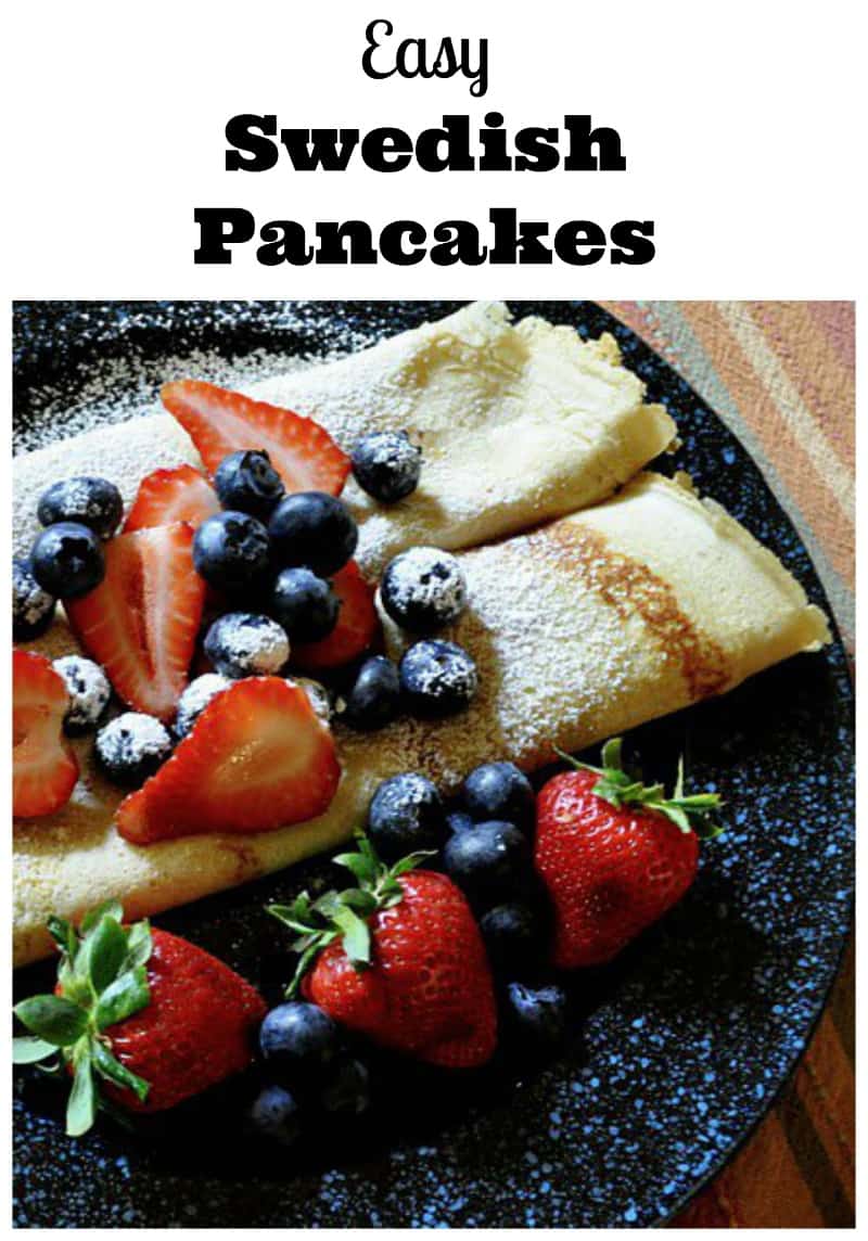 Easy Swedish Pancakes Recipe