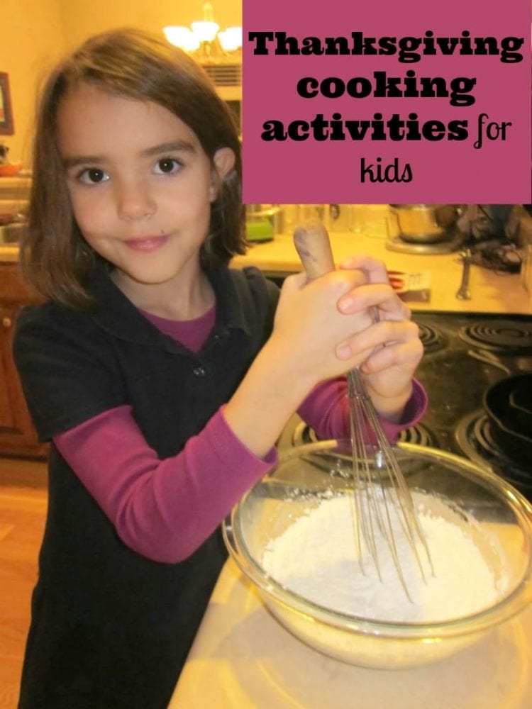thanksgiving cooking activities for kids