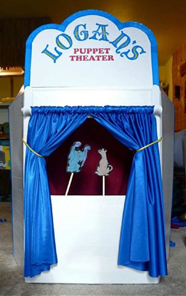 homemade puppet theater
