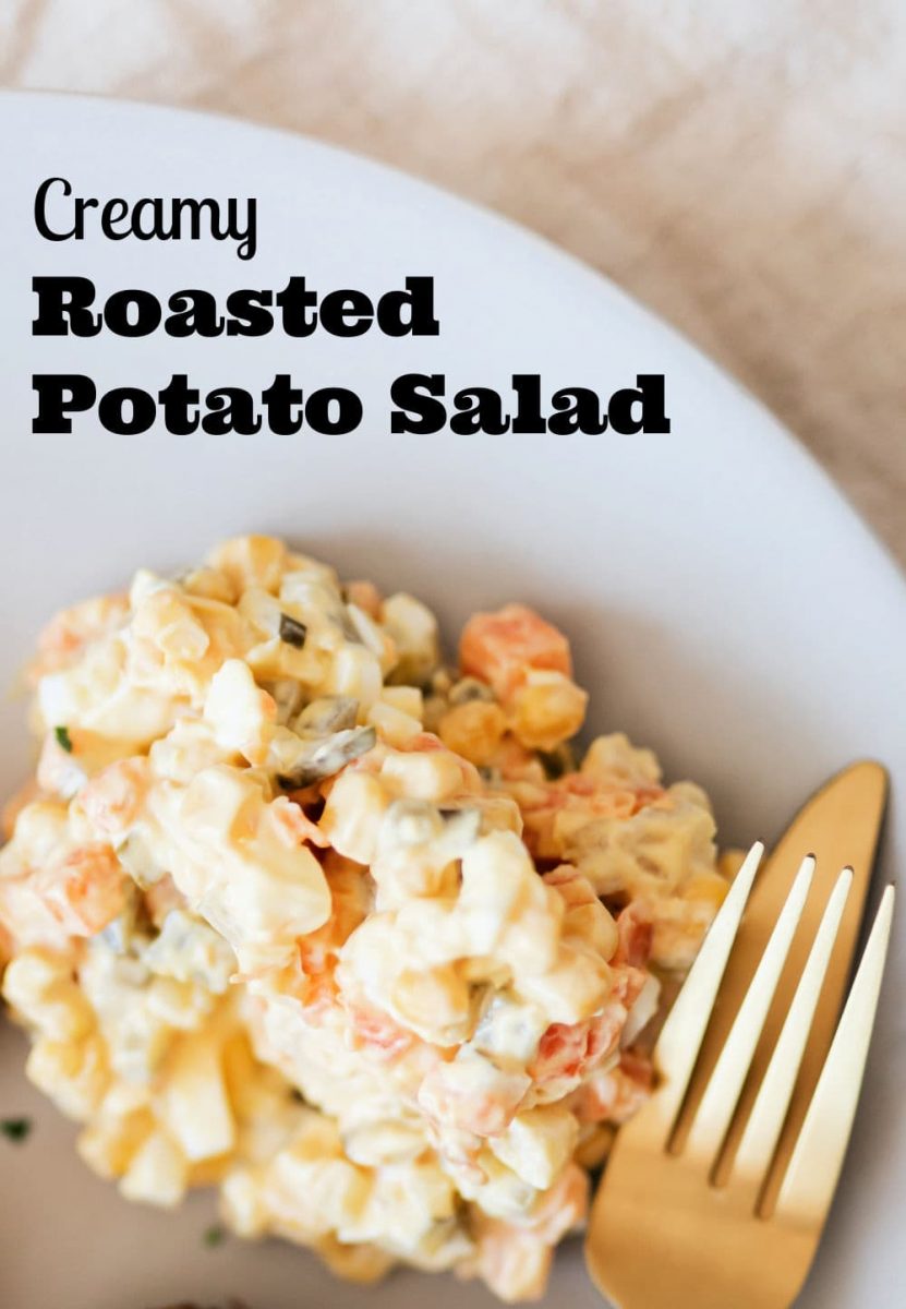 creamy roasted potato salad